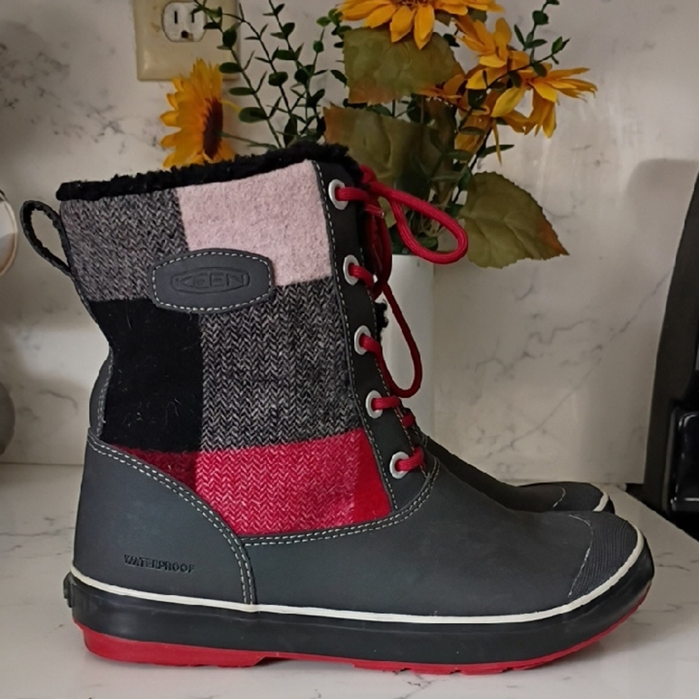 Keen Women's Multicolor Patchwork Waterproof Boots - image 1